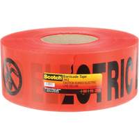 Scotch<sup>®</sup> Buried Barricade Tape, English, 3" W x 1000' L, 4 mils, Black on Red SGN222 | Brunswick Fyr & Safety