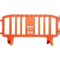 Movit Barricade, Interlocking, 78" L x 39" H, Orange SGN469 | Brunswick Fyr & Safety