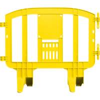 Barricade Minit, Emboîtables, 49" lo x 39" h, Jaune Brunswick Fyr & Safety
