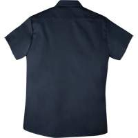 Chemise de travail &agrave; manches courtes en tissu crois&eacute; avec boutons-pression, Hommes, Petit, Bleu marine Brunswick Fyr & Safety