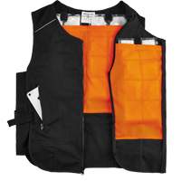 Veste de refroidissement &agrave; changement de phase l&eacute;g&egrave;re avec sachets 6260 Chill-Its, Petit/Moyen, Noir Brunswick Fyr & Safety