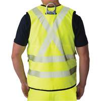 Veste antid&eacute;chirure pour arpenteur, Jaune lime haute visibilit&eacute;, Petit, Polyester Brunswick Fyr & Safety