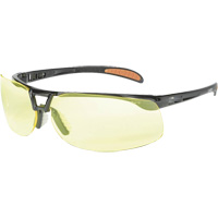 Prot&eacute;g&eacute; Safety Glasses with HydroShield Lenses, Amber Lens, Anti-Fog/Anti-Scratch, ANSI Z87+ Brunswick Fyr & Safety