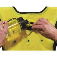 Chill-Its&reg; 6687 Economy Dry Evaporative Cooling Vest, Small/Medium, High Visibility Lime-Yellow Brunswick Fyr & Safety