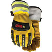 5782CR Storm Trooper Gloves, Small, Cowhide Palm, Elastic Cuff Brunswick Fyr & Safety