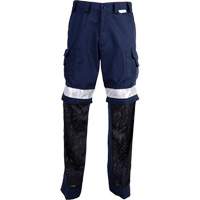 Pantalon haute visibilit&eacute;, Poly-coton, 32, Bleu marin Brunswick Fyr & Safety