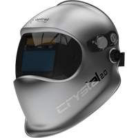 Crystal 2.0 Auto Darkening Welding Helmet, 3.94" L x 1.97" W View Area, 2/4 - 12 Shade Range, Silver SGP709 | Brunswick Fyr & Safety