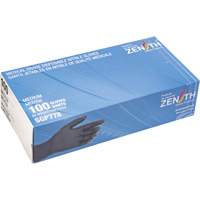 Puncture-Resistant Medical-Grade Disposable Gloves, Medium, Nitrile, 5-mil, Powder-Free, Black, Class 2 Brunswick Fyr & Safety