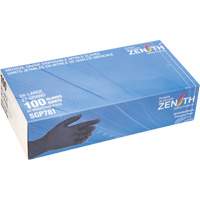 Puncture-Resistant Medical-Grade Disposable Gloves, 2X-Large, Nitrile, 5-mil, Powder-Free, Black, Class 2 Brunswick Fyr & Safety
