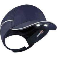 Skullerz<sup>®</sup> 8965 Lightweight Bump Cap Hat with LED Lighting, Navy Blue SGQ309 | Brunswick Fyr & Safety