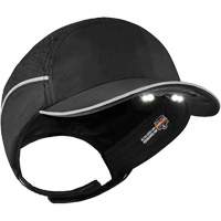 Skullerz<sup>®</sup> 8965 Lightweight Bump Cap Hat with LED Lighting, Black SGQ316 | Brunswick Fyr & Safety