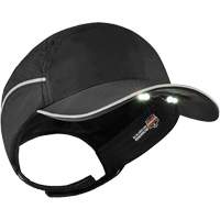 Skullerz<sup>®</sup> 8965 Lightweight Bump Cap Hat with LED Lighting, Black SGQ317 | Brunswick Fyr & Safety