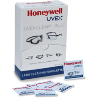 Uvex<sup>®</sup> Clear<sup>®</sup> Plus Towelettes, 5.25" x 8", Pack Of 100 SGQ555 | Brunswick Fyr & Safety