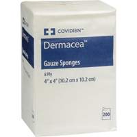 Gauze Sponges, Pad, 4" L x 4" W, Medical Device Non-Medical Brunswick Fyr & Safety