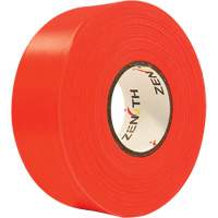 Flagging Tape, 1.1875" W x 164' L, Fluorescent Orange SGQ805 | Brunswick Fyr & Safety