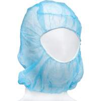 Disposable Hood, Polypropylene, Blue Brunswick Fyr & Safety