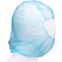 Disposable Hood, Polypropylene, Blue Brunswick Fyr & Safety