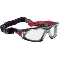 Rush+ Foam Rimmed Safety Glasses with Strap, Clear Lens, Anti-Fog/Anti-Scratch Coating, CSA Z94.3 SGR155 | Brunswick Fyr & Safety