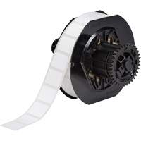 &eacute;tiquettes de laboratoire pour lames de microscope de s&eacute;rie B33, Polyester, 0,9" lo x 0,75" h, Blanc Brunswick Fyr & Safety