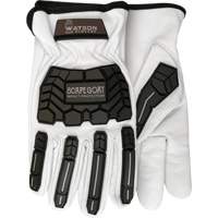 Scape Goat Impact Gloves, X-Small, Goatskin Palm, Slip-On Cuff Brunswick Fyr & Safety