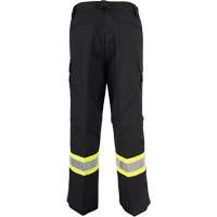 Pantalons ventil&eacute;s haute visibilit&eacute; toutes saisons, Poly-coton, 50, Noir Brunswick Fyr & Safety