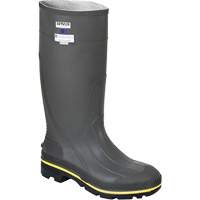 Bottes de s&eacute;curit&eacute; Pro, PVC, Embout Acier, Pointure 5 Brunswick Fyr & Safety