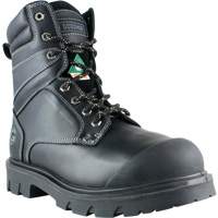 Bottes de travail Boomerang, Cuir, Embout Acier, Taille 7, Imperm&eacute;able Brunswick Fyr & Safety