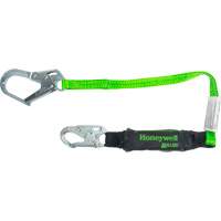 Miller&reg; HP Shock-Absorbing Lanyard, 4', Locking Rebar Hook Center, Locking Snap Hook Leg Ends, Polyester Brunswick Fyr & Safety