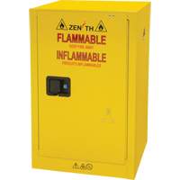 Armoire pour produits inflammables, 45 gal., 2 Porte(s), 43" La x 65" h x 18" p SGU466 | Brunswick Fyr & Safety