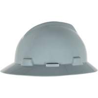 Casque de s&eacute;curit&eacute; &agrave; fente et bordure compl&egrave;te V-Gard, R&eacute;pond aux normes CSA type 1, Suspension Glissement rapide, Non ventil&eacute; Brunswick Fyr & Safety