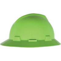 Casque de s&eacute;curit&eacute; &agrave; fente et bordure compl&egrave;te V-Gard, Suspension &agrave; douille, Non ventil&eacute; Brunswick Fyr & Safety
