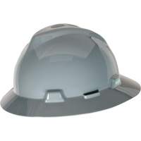 Casque de s&eacute;curit&eacute; &agrave; fente et bordure compl&egrave;te V-Gard, Suspension &agrave; douille, Non ventil&eacute; Brunswick Fyr & Safety