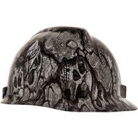 Casque de s&eacute;curit&eacute; Hydro Dip V-Gard, R&eacute;pond aux normes CSA type 1, Suspension Rochet, Non ventil&eacute; Brunswick Fyr & Safety