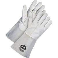 TIG Welder's Gloves, Split Goatskin, Size Large Brunswick Fyr & Safety