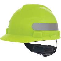 Casque de s&eacute;curit&eacute; &agrave; fentes V-Gard, R&eacute;pond aux normes CSA type 1, Suspension Rochet, Non ventil&eacute; Brunswick Fyr & Safety