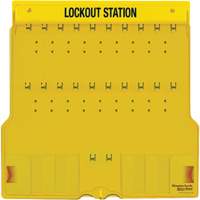 Trilingual Covered Lock Station, None Padlocks, 20 Padlock Capacity, Padlocks Not Included Brunswick Fyr & Safety