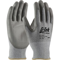 G-Tek&reg; PolyKor&reg; Cut Resistant Gloves, Small, 13 Gauge, Polyurethane Coated, ASTM ANSI Level A4/EN 388 Level 5/EN 388 Level D Brunswick Fyr & Safety
