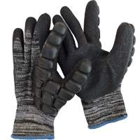 Gants antichocs enduits pour le martelage, 8/Moyen, Paume en Synth&eacute;tique, Poignet &eacute;lastique Brunswick Fyr & Safety