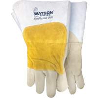 Mad Cow Welding Gloves, Grain Cowhide, Size Large Brunswick Fyr & Safety