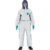 Combinaisons 3 pi&egrave;ces 1800 AlphaTec confortable, Grand, Bleu/Blanc, Microporeux/SMS Brunswick Fyr & Safety