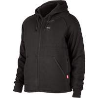 M12 Heated Hoodie, Men's, Large, Black, Polyester Brunswick Fyr & Safety