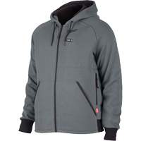 M12 Heated Hoodie Kit, Men's, 2X-Large, Grey, Polyester Brunswick Fyr & Safety
