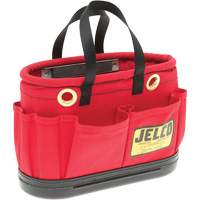 Aerial Tool Bucket with Magnet, 14" L x 7" W x 10" H, Canvas, Red SGY398 | Brunswick Fyr & Safety
