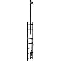 Lad-Saf™ Cable Vertical Safety System Climb Extension Bracketry, Galvanized Steel SGY442 | Brunswick Fyr & Safety