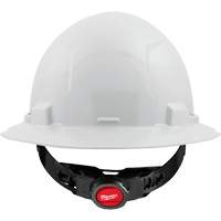 Casque de s&eacute;curit&eacute; &agrave; bord complet avec coiffe &agrave; 4 points, Suspension Rochet, ANSI type I/CSA type 1 Brunswick Fyr & Safety