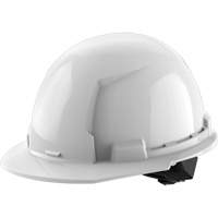 Casque de s&eacute;curit&eacute; &agrave; bordure avant, R&eacute;pond aux normes CSA type 1, Suspension Rochet, Non ventil&eacute; Brunswick Fyr & Safety