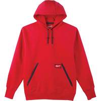 Heavy-Duty Pullover Hoodie, Men's, Small, Red Brunswick Fyr & Safety