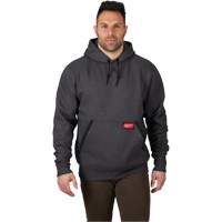 Heavy-Duty Pullover Hoodie, Men's, Small, Grey Brunswick Fyr & Safety