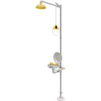 Combination Emergency Shower & Eyewash Station, Pedestal SGZ069 | Brunswick Fyr & Safety