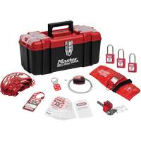 Standard Personal Lockout Kit with Zenex Thermoplastic Locks, Valve Kit, 13 Components Brunswick Fyr & Safety